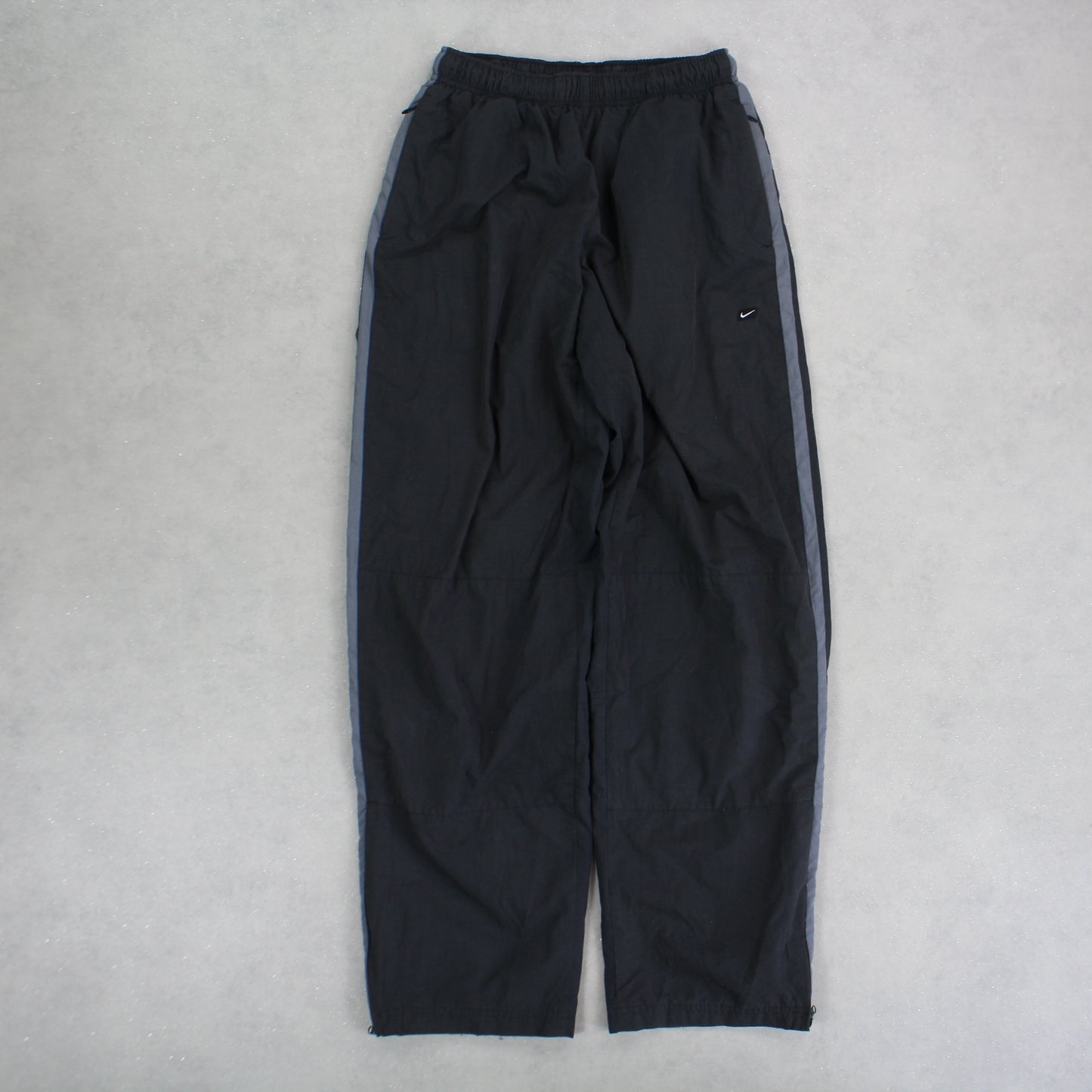 RARE 00s Nike Trackpants Black - (S)