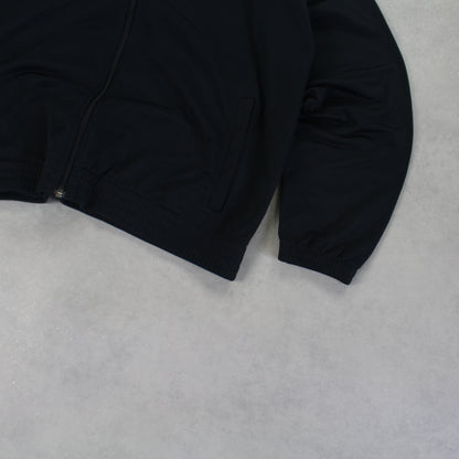 RARE 2000s Nike Track Jacket Black - (L)