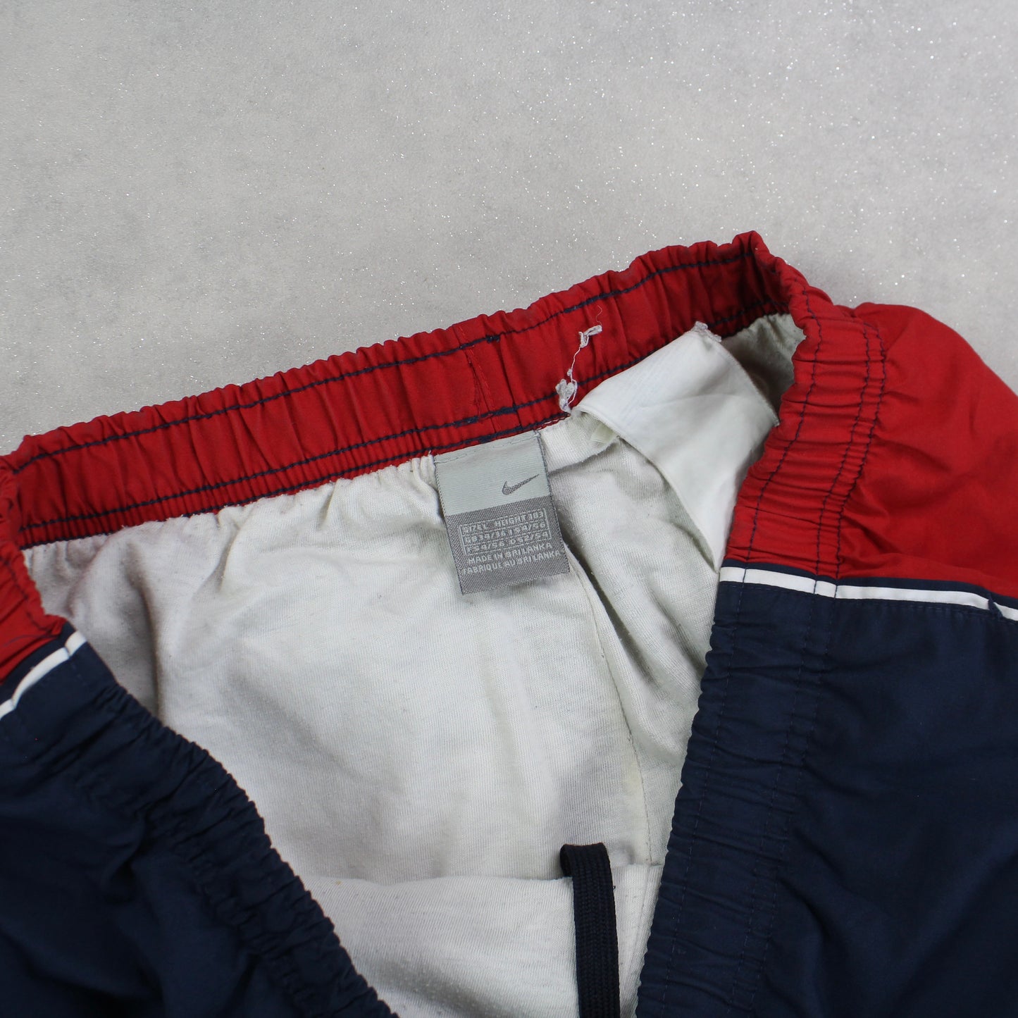 RARE 00s Baggy Nike Trackpants Navy - (L)