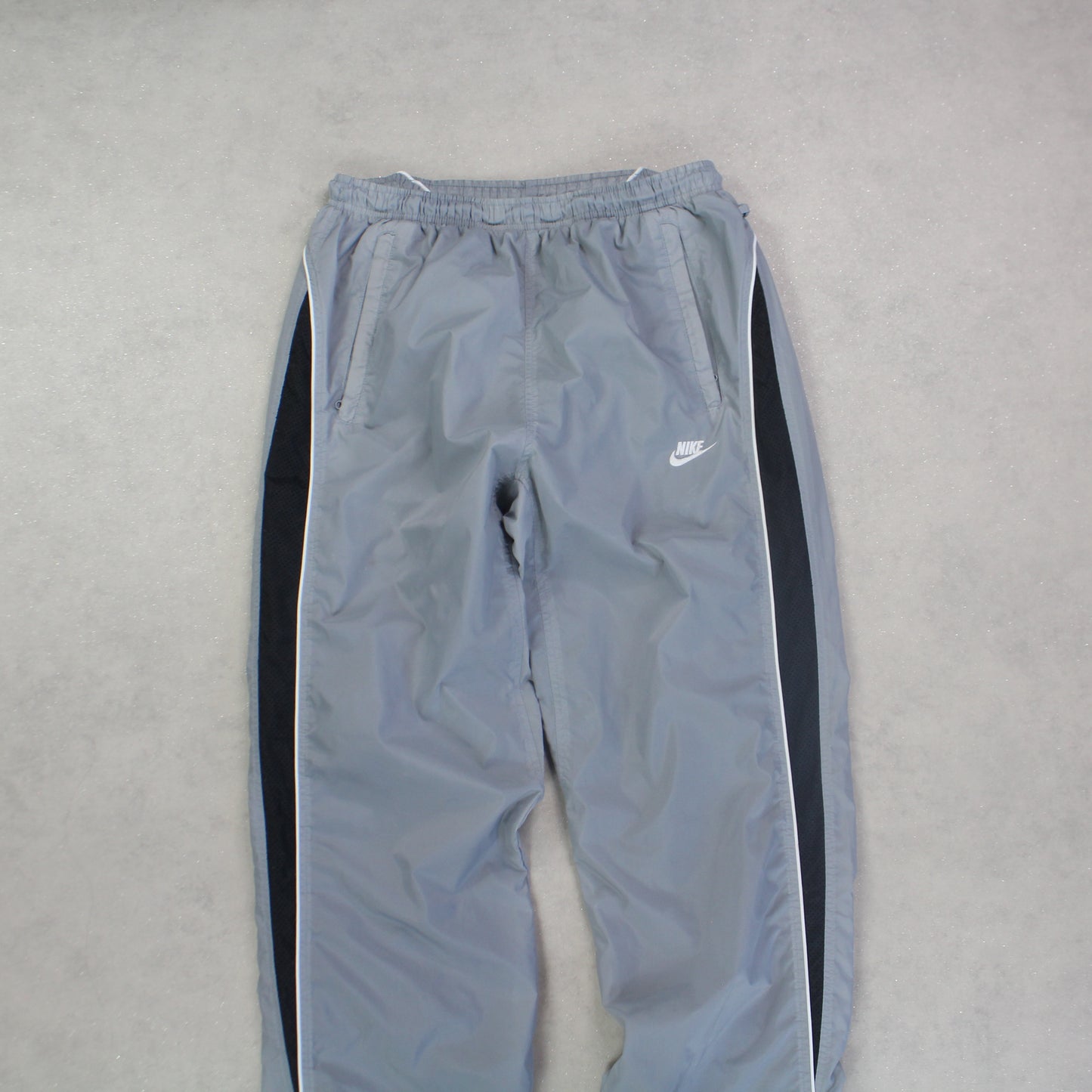 SUPER RARE 00s Nike Trackpants Grey - (S)