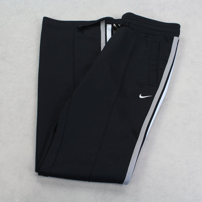 RARE 00s Nike Trackpants Black - (S)