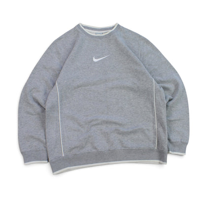 RARE 2000s Nike Sweatshirt Grey - (S)