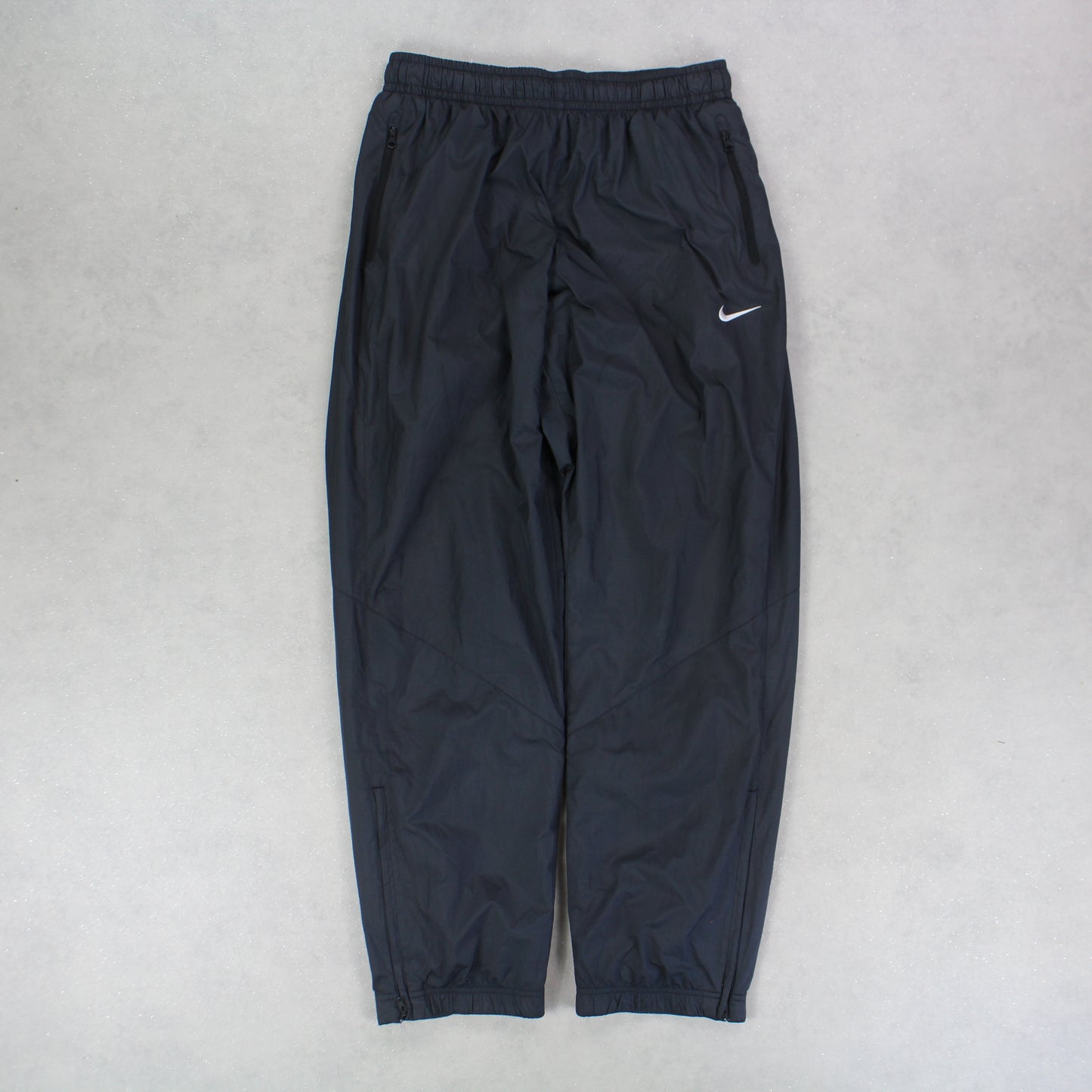 RARE 00s Nike Trackpants Grey - (M)