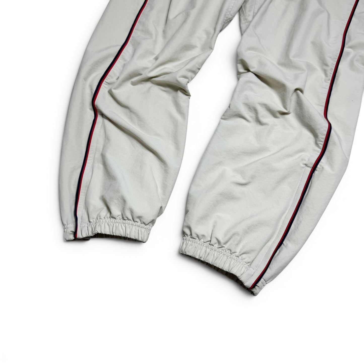 RARE 2000s Nike Trackpants Cream - (M)