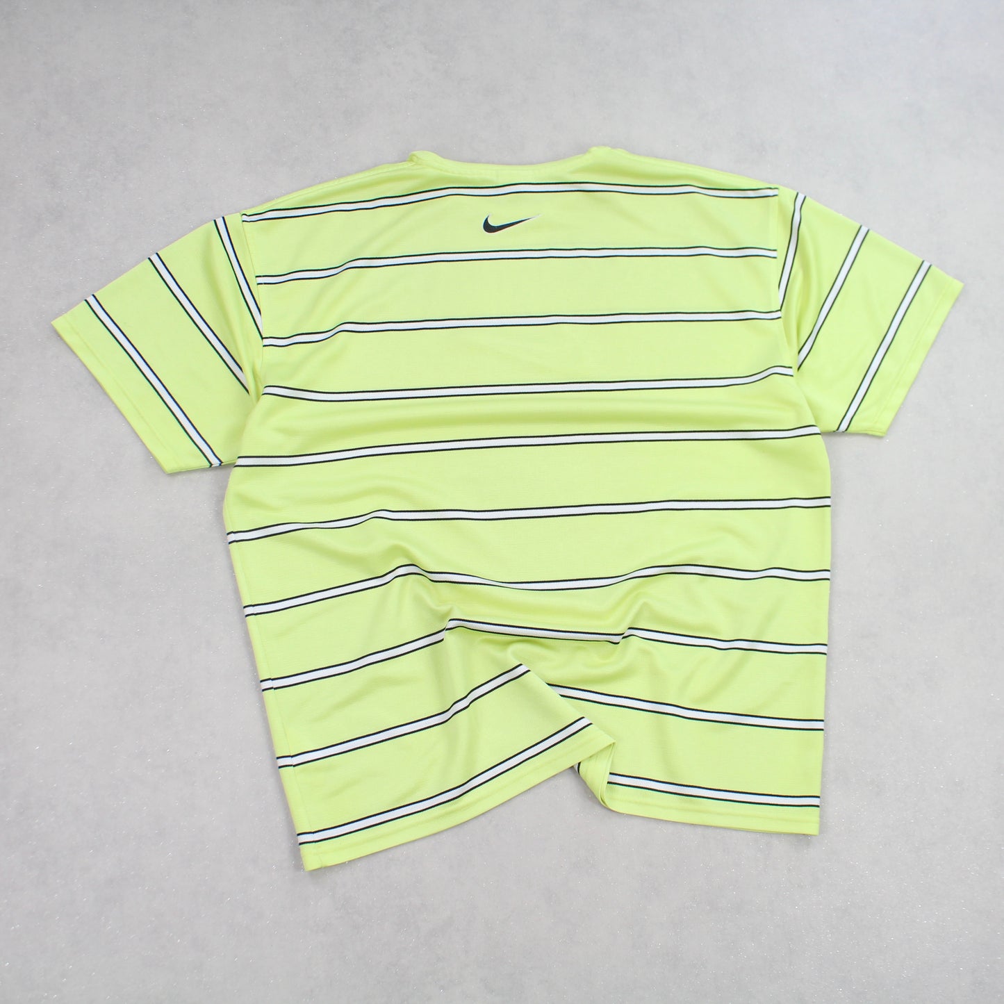 RARE Vintage 1990s Nike Swoosh T-Shirt Green - (XL)