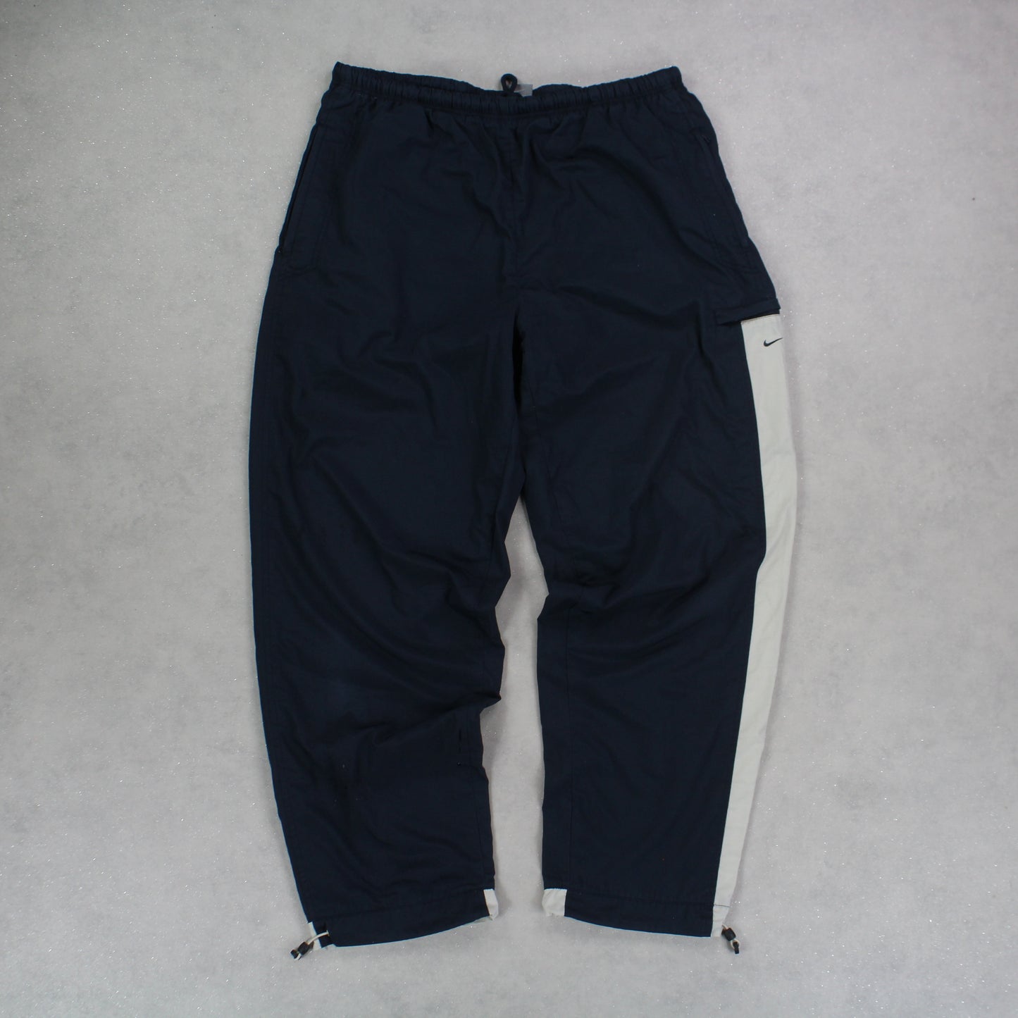 RARE 00s Nike Trackpants Navy - (XL)