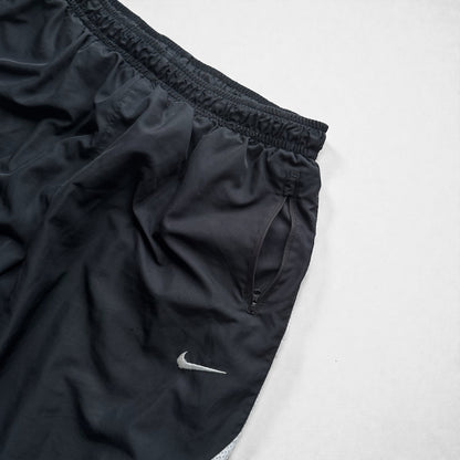 RARE Baggy Nike Trackpants Black - (L)