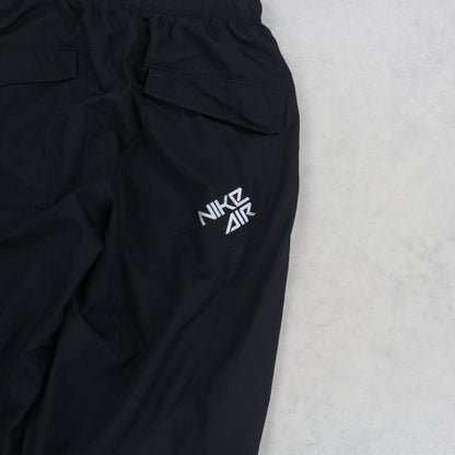 RARE Vintage 00s Nike Air Trackpants Black - (S)