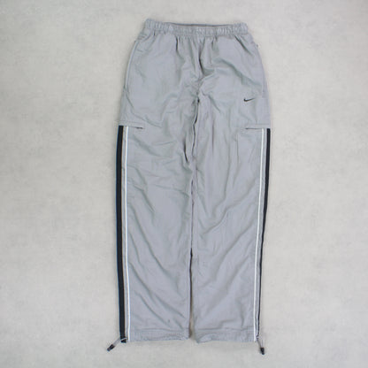 RARE 00s Nike Trackpants Grey - (S)