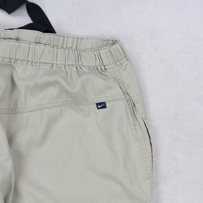 RARE Vintage 1990s Nike Shorts Cream - (L)