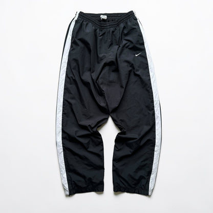 RARE 2000s Baggy Nike Trackpants Black - (L)