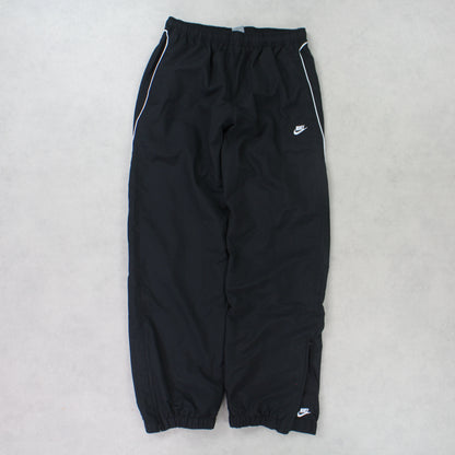 RARE 00s Nike Trackpants Black - (S)