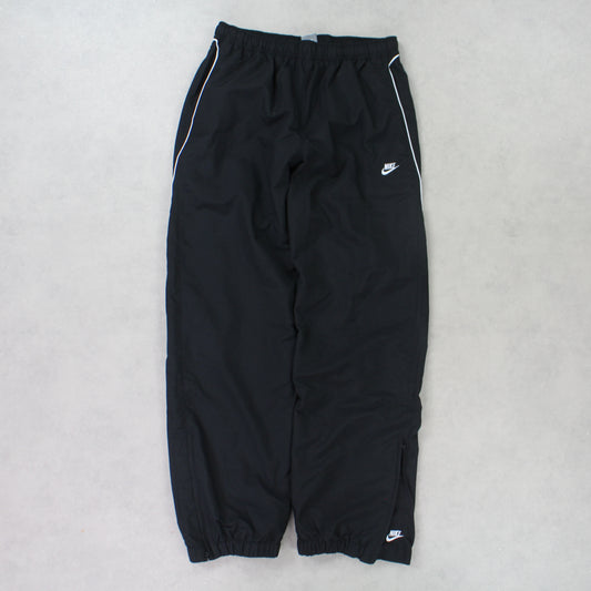 RARE 00s Nike Trackpants Black - (S)