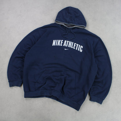 RARE 00s Nike Hoodie Navy - (XL)