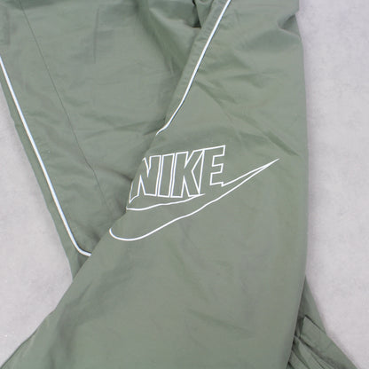 RARE 00s Nike Trackpants Green - (L)