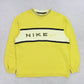 RARE Vintage 1990s Nike Spell Out Sweatshirt Yellow  - (M)