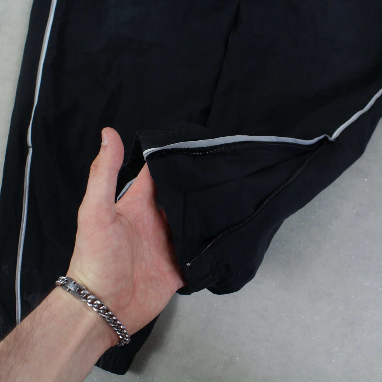 RARE 00s Nike Trackpants Black - (M)