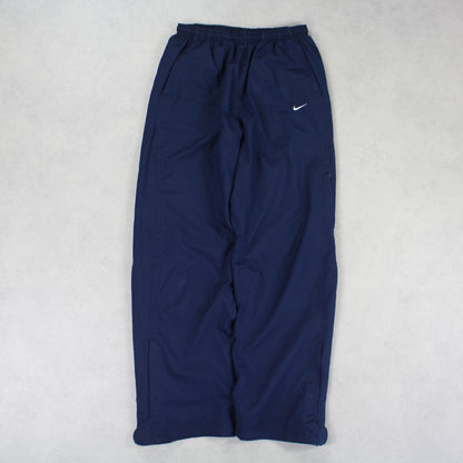 RARE Vintage 00s Nike Trackpants Navy - (S)