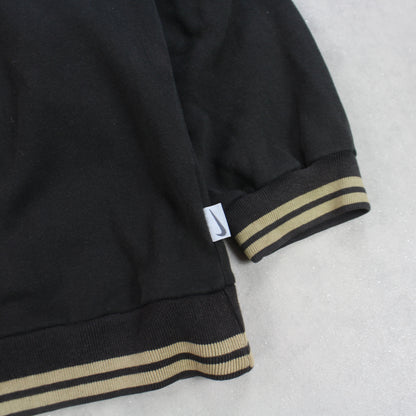 SUPER RARE 90s Nike Heavyweight Sweatshirt Black - (XL)