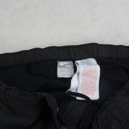 RARE 00s Nike Trackpants Black - (XL)