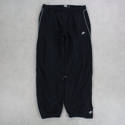 RARE 00s Nike Trackpants Black - (L)