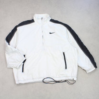 RARE Vintage 1990s Nike Windbreaker White - (M)