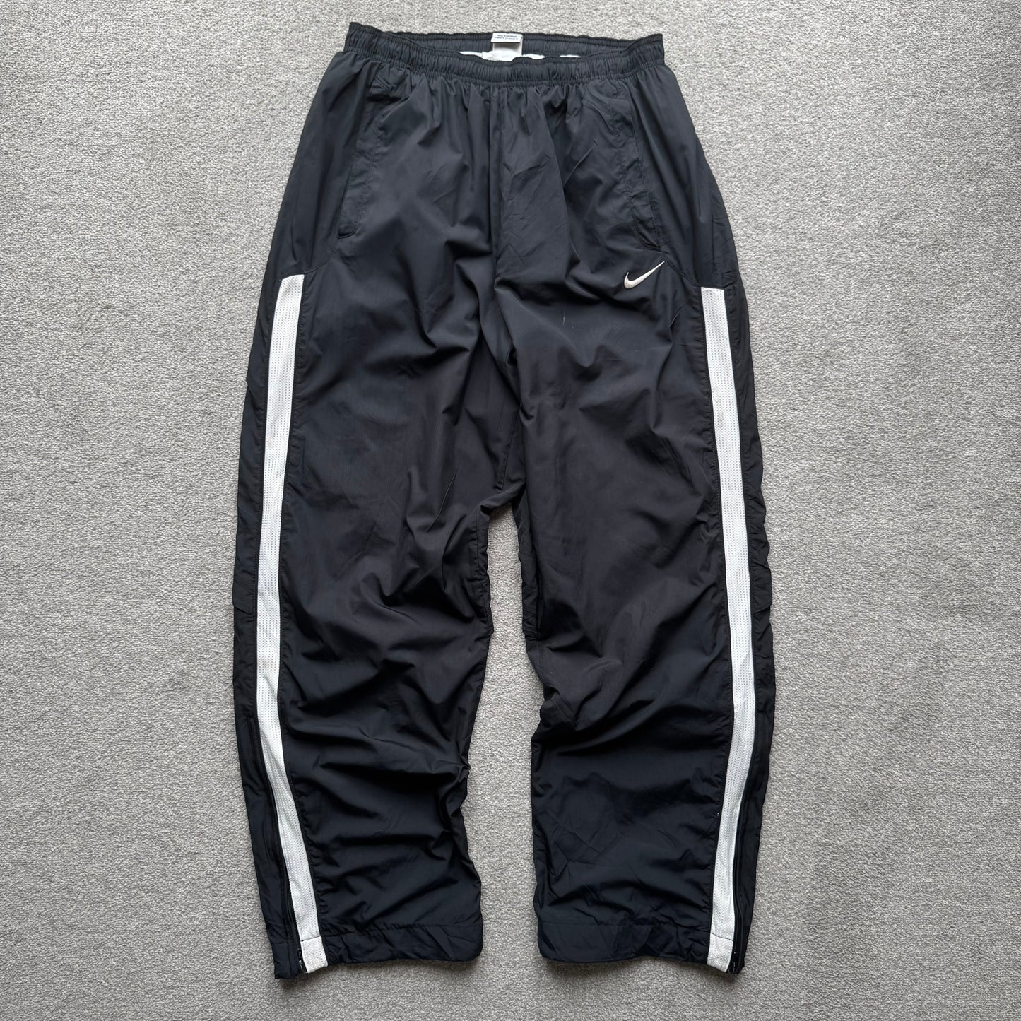 RARE 2000s Nike Trackpants Black - (M)