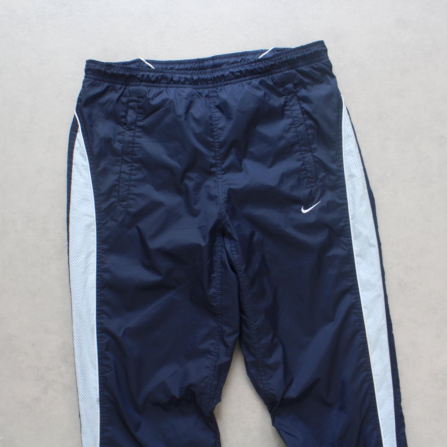 SUPER RARE 2000s Nike Trackpants Navy - (S)