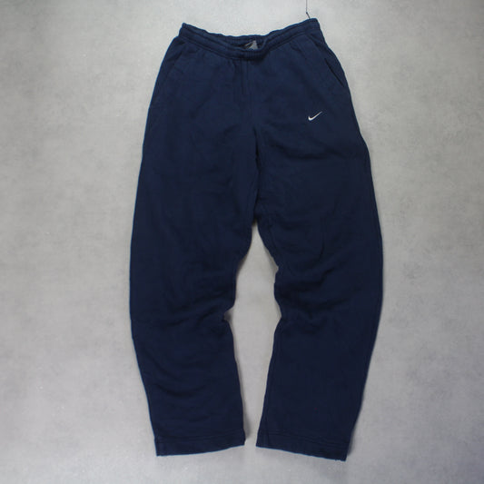 RARE 2000s Baggy Nike Joggers Navy - (M)