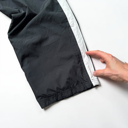 RARE 2000s Baggy Nike Trackpants Black - (L)