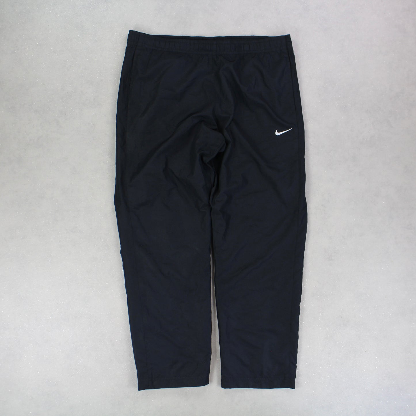 RARE 00s Baggy Nike Trackpants Black - (L)