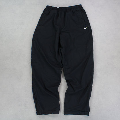 RARE 1990s Nike Trackpants Black - (M)