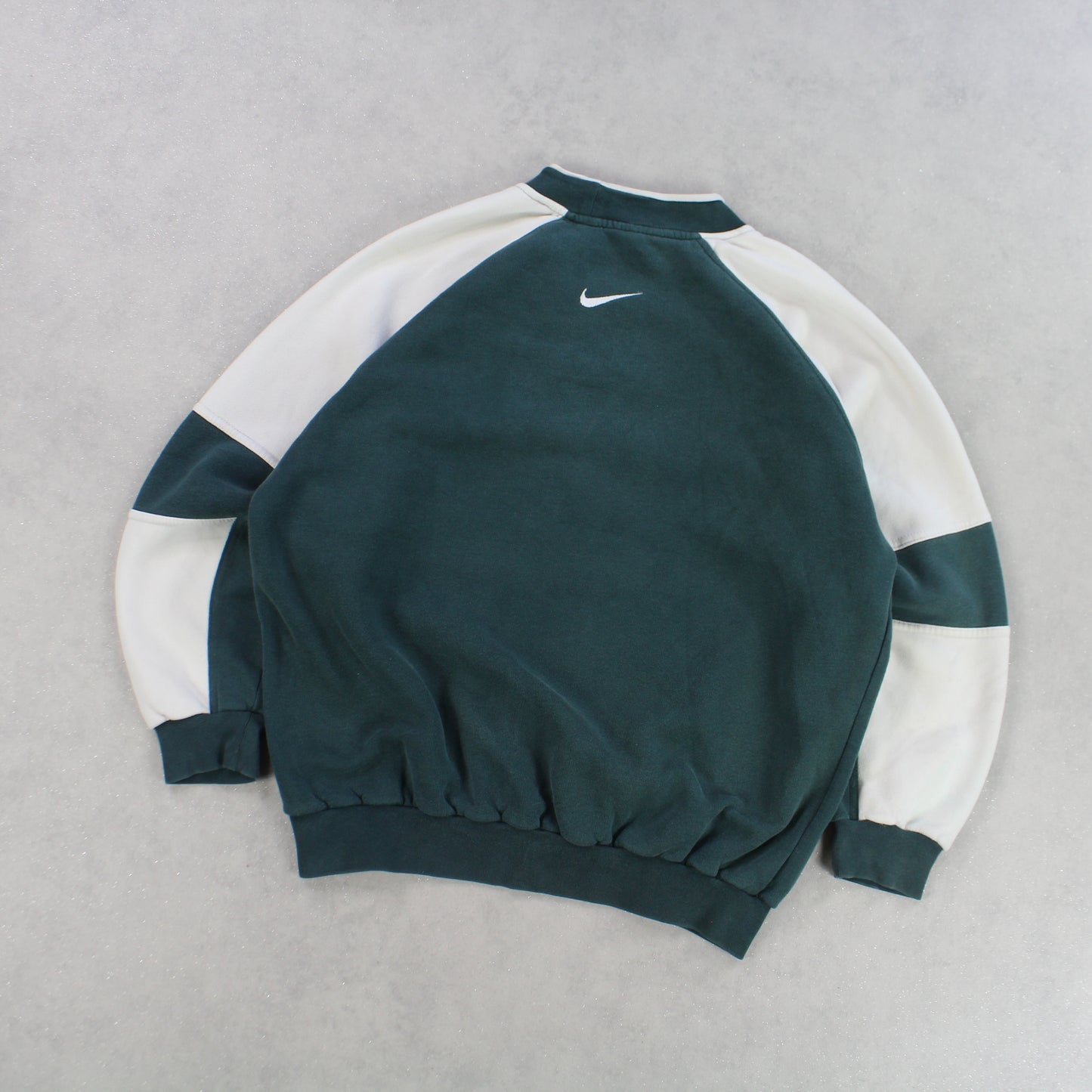 SUPER RARE 90s Nike Sweatshirt Green - (S)