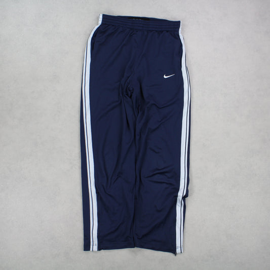 RARE Vintage 00s Nike Trackpants Navy - (S)