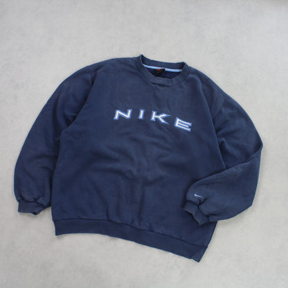 SUPER RARE Vintage 1990s Nike Spell Out Sweatshirt - (XS)