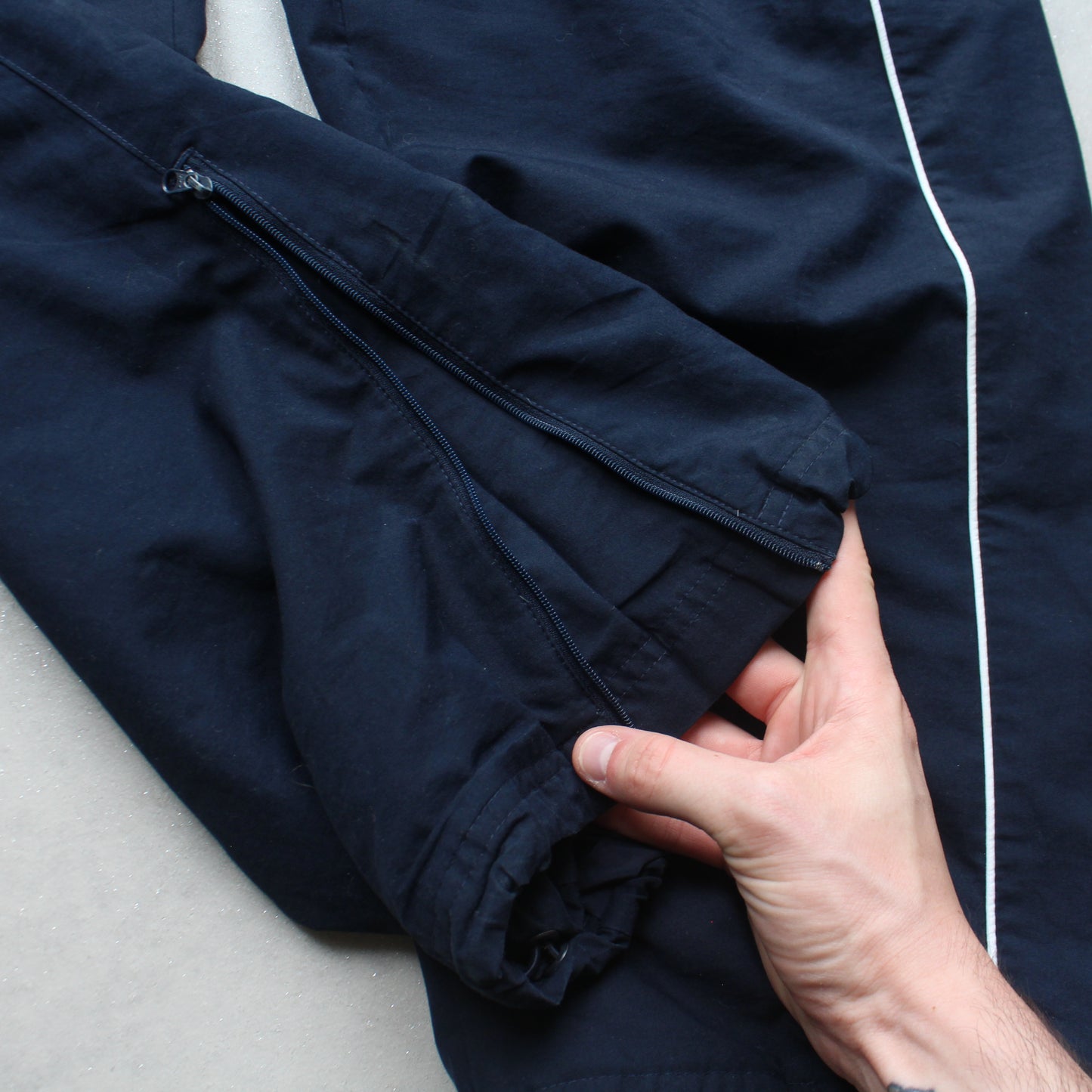 RARE 2000s Baggy Nike Trackpants Navy - (L)