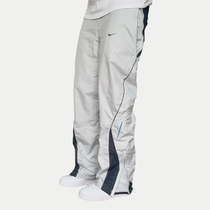 SUPER RARE 2000s Nike Shox Trackpants Grey - (S)