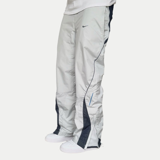 SUPER RARE 2000s Nike Shox Trackpants Grey - (S)