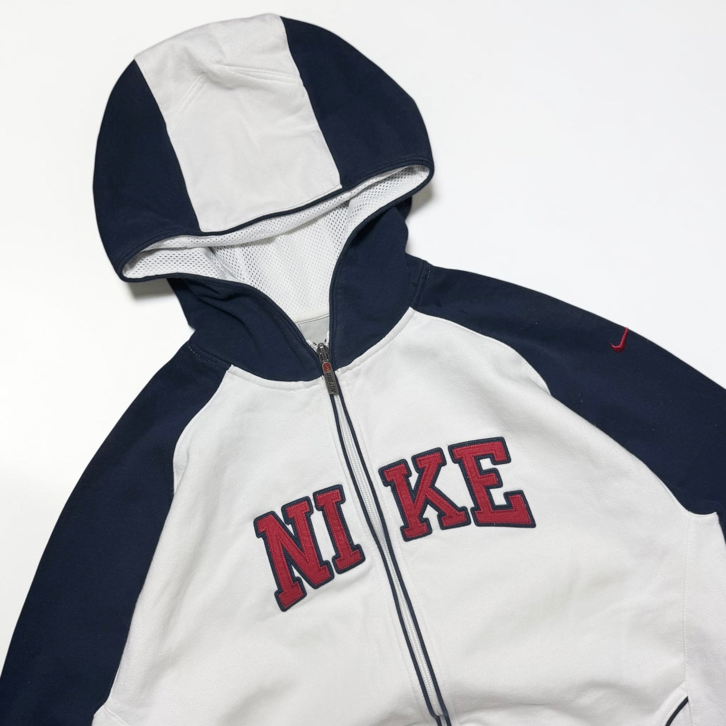 SUPER RARE 2000s Nike Hoodie White - (S)