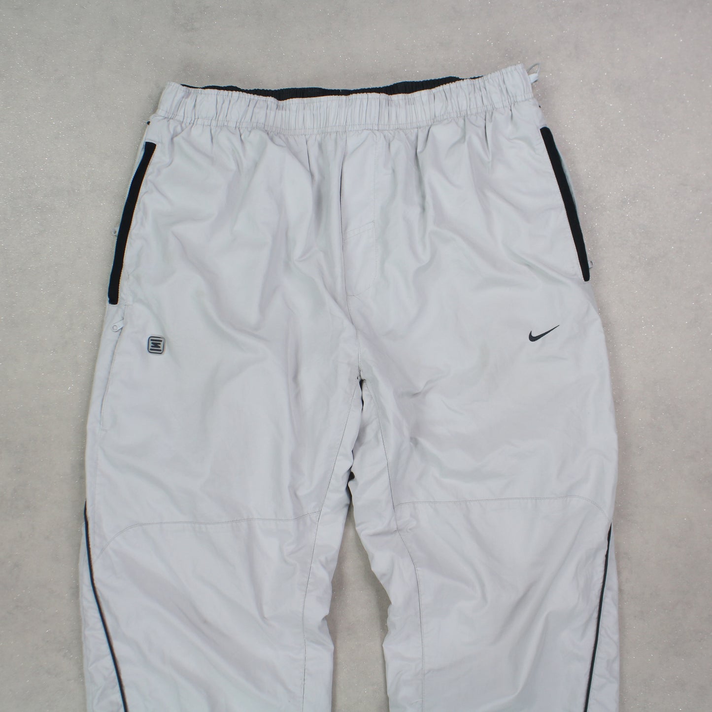 SUPER RARE 00s Baggy Nike Shox Trackpants Grey - (L)