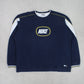 RARE Vintage 00s Nike Spell Out Sweatshirt Navy - (L)