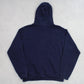 RARE Vintage 1990s Nike Spell Out Hoodie Navy - (S)