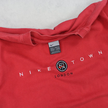 RARE 00s Nike Town T-Shirt Red - (S)