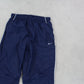 SUPER RARE 00s Nike Trackpants Navy - (XS)