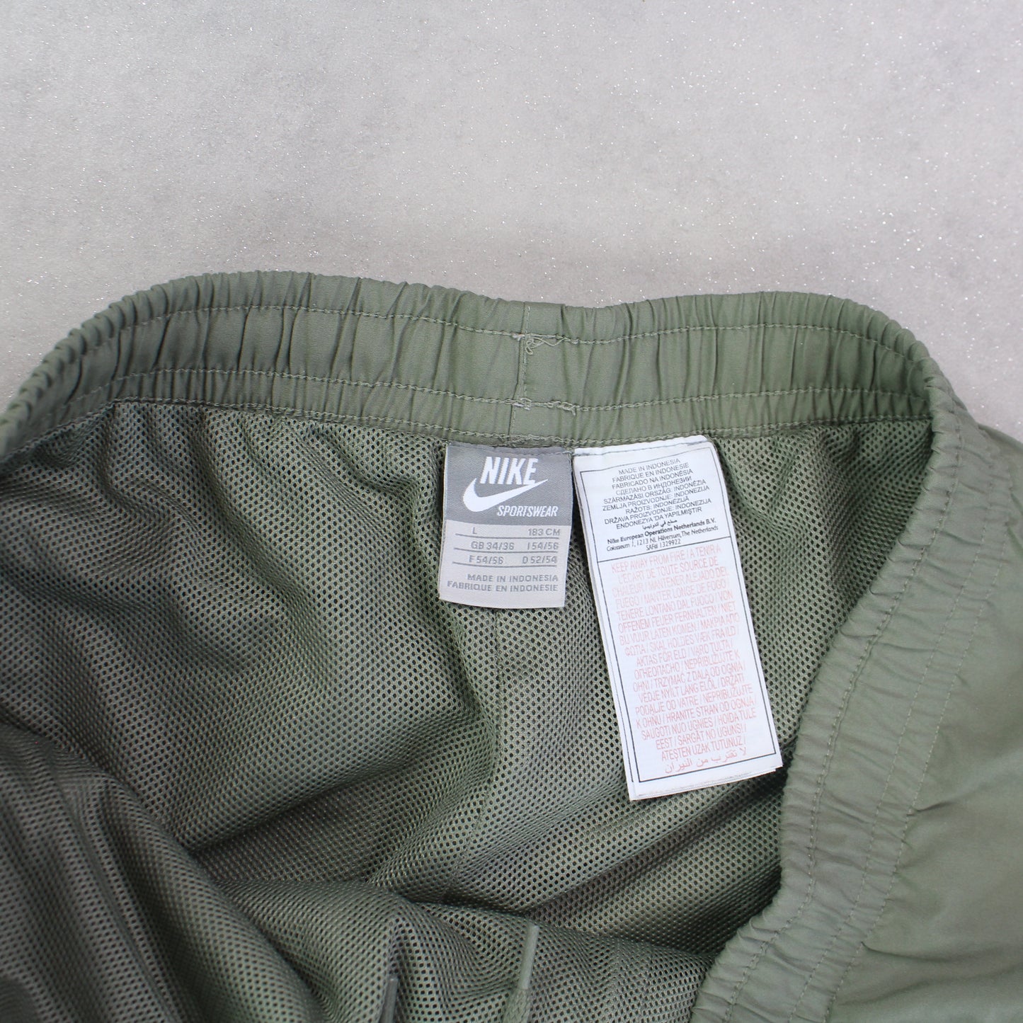 RARE 00s Nike Trackpants Green - (L)