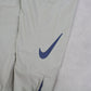 RARE 90s Nike Trackpants Cream - (XL)