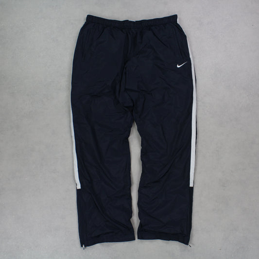 RARE 00s Baggy Nike Trackpants Navy - (L)