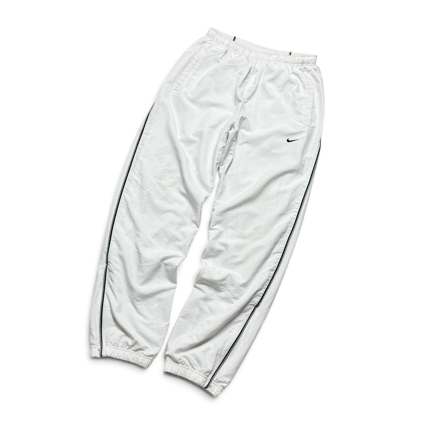 RARE 2000s Nike Trackpants White - (S)