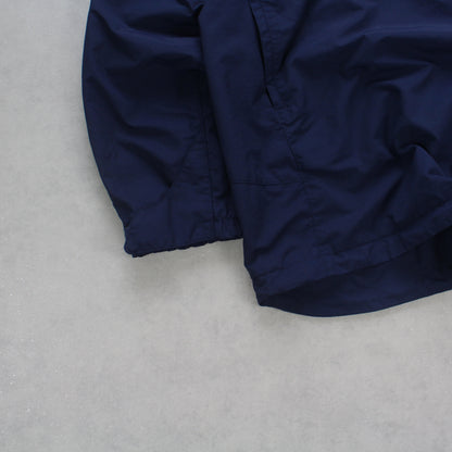 RARE 2000s Nike Hooded Jacket Navy - (L)