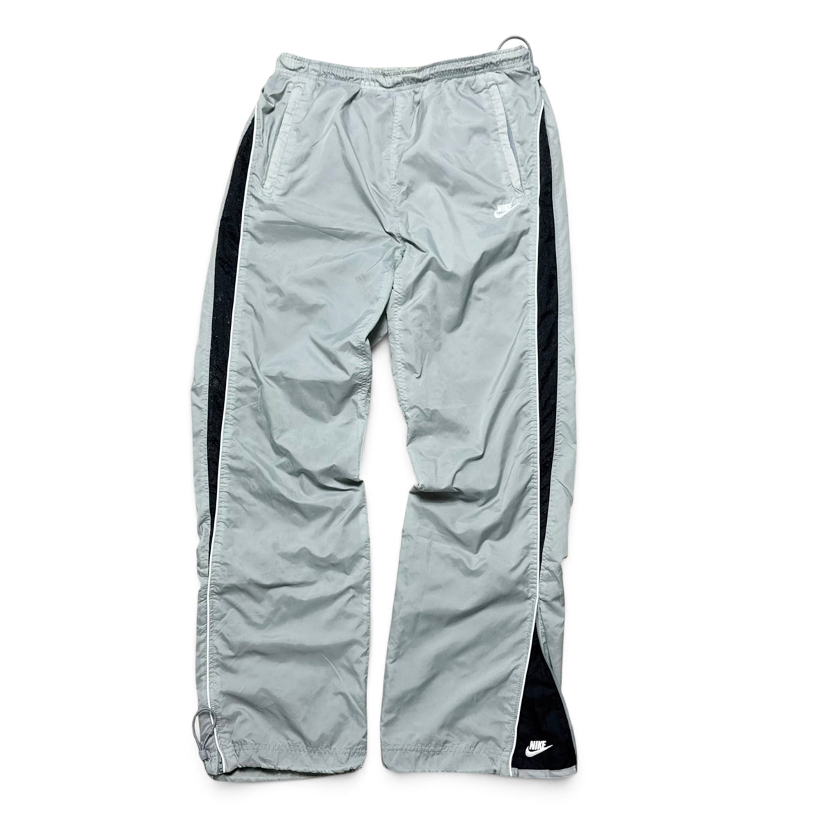 RARE 2000s Nike Trackpants Grey - (L) | PREMIUM